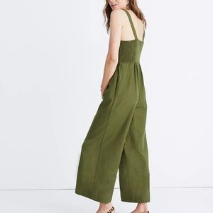 Green Madewell Button Down Jumpsuit